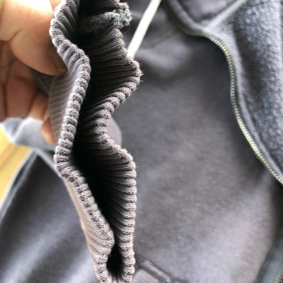 💥FINAL PRICE DROP💥 American Eagle -MED- 3/4 Zip Up Hoody in chocolate brown - Picture 10 of 12